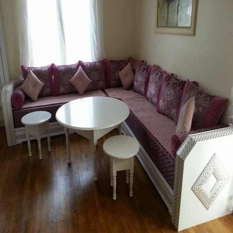 Salon marocain sur mesure Izamz : élégance, confort et artisanat 12 Salon Marocain