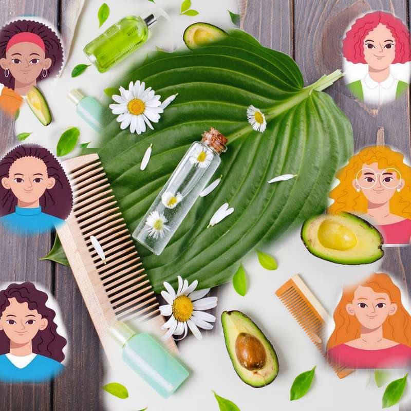 cheveux naturels plantes produits naturels avocat types cheveux