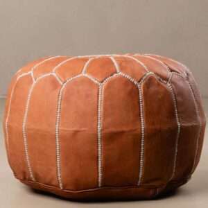 pouf cuir Maroc