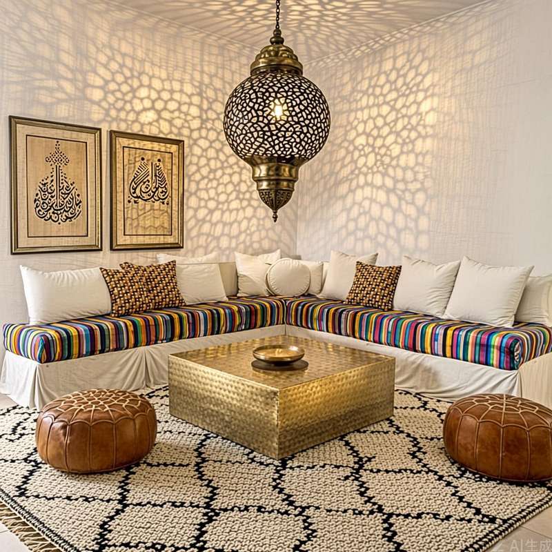 décoration marocaine salon marocain