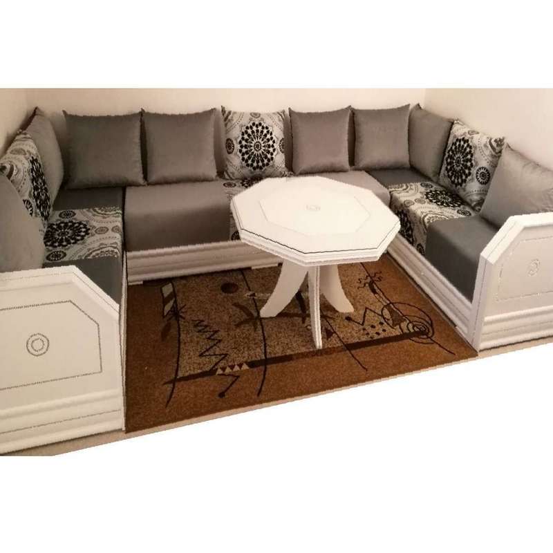 Salon marocain sur mesure Izamz : élégance, confort et artisanat 2 Salon Marocain