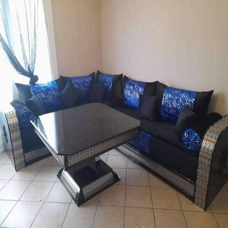 Salon marocain sur mesure Izamz : élégance, confort et artisanat 20 Salon Marocain