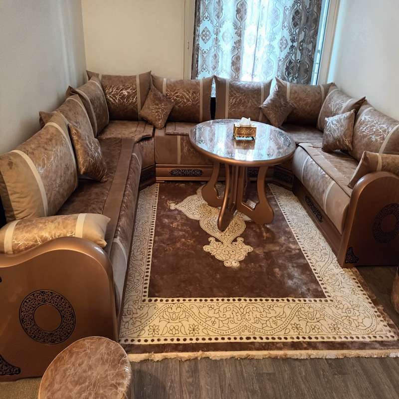 Salon marocain sur mesure Izamz : élégance, confort et artisanat 13 Salon Marocain