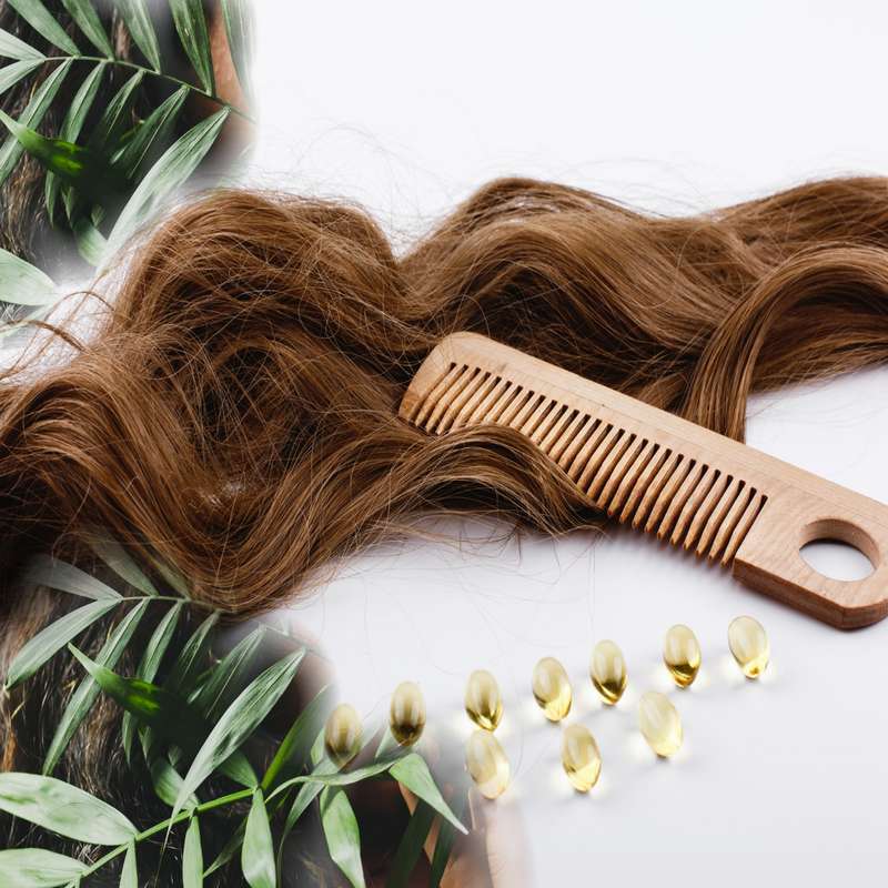 cheveux capsules huile vitamine cheveux-bruns