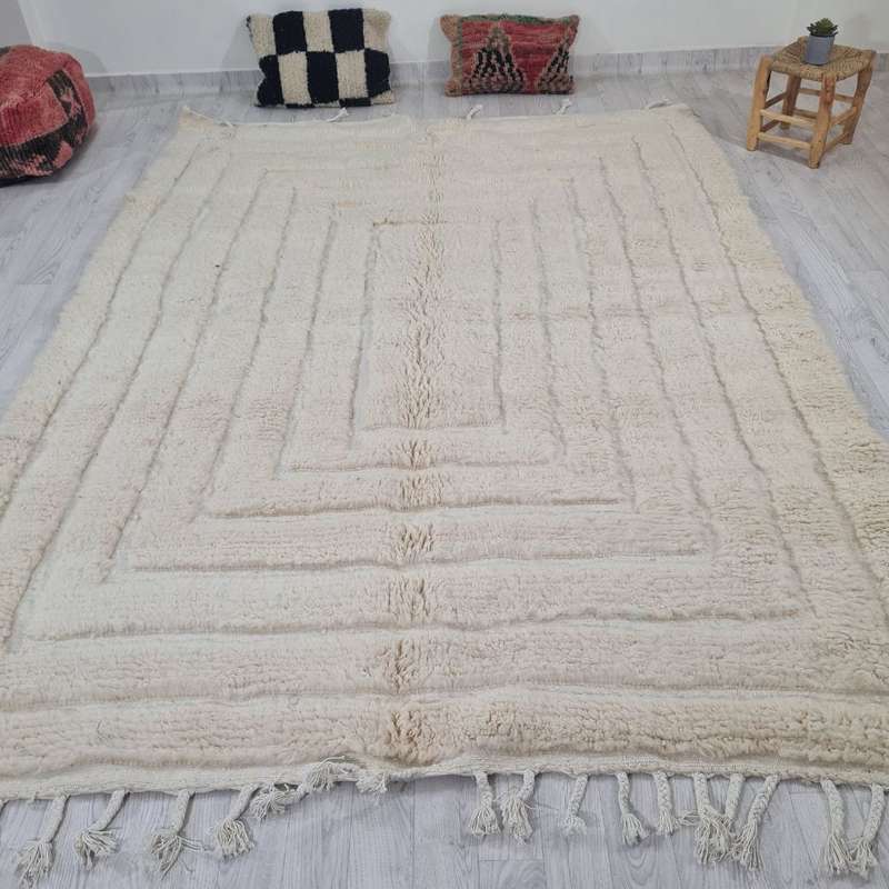 Artisanat marocain : Guide complet 5 Tapis berbère artisanal marocain fait main au sud est du Maroc